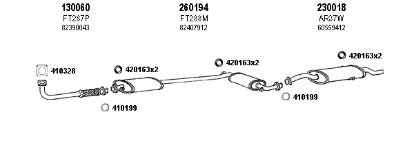 Escape Referencia 130060, 230018, 260194