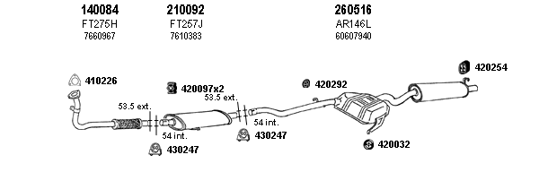 Escape Referencia 140084, 210092, 260516