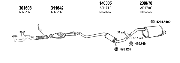 Escape Referencia 140335, 230670, 301508, 311542